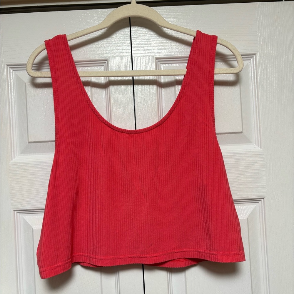 Old Navy Cropped Ribbed Tank Top